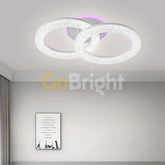 Lustra LED RGB 44W cu Telecomanda Safir 3 Tipuri de Lumini Alb